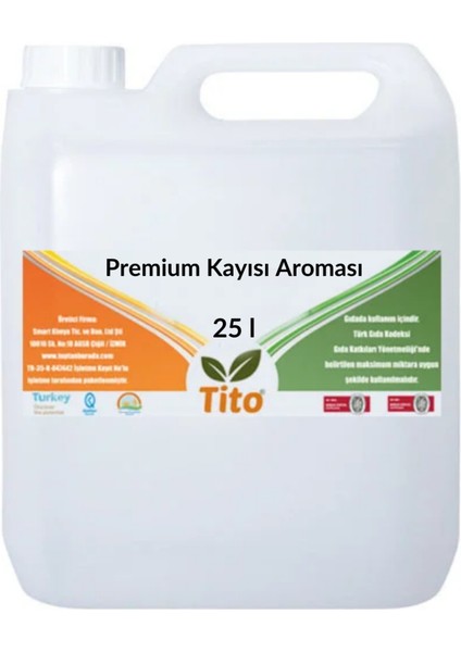 Premium Kayısı Aroması 25 Litre