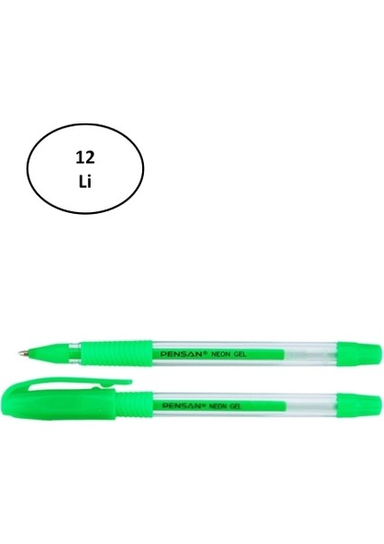 Neon Jel Kalem Yeşil 1 mm 12'li