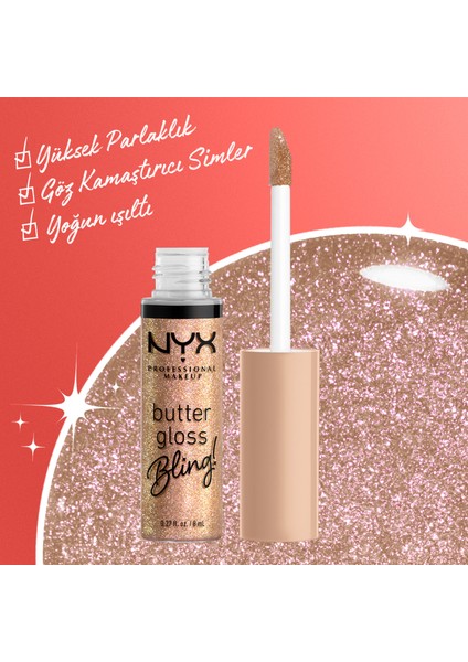 Butter Gloss Bling Işıltılı Dudak Parlatıcısı - 01 Bring The Bling
