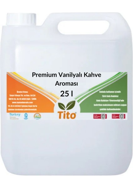 Premium Vanilyalı Kahve Aroması 25 Litre