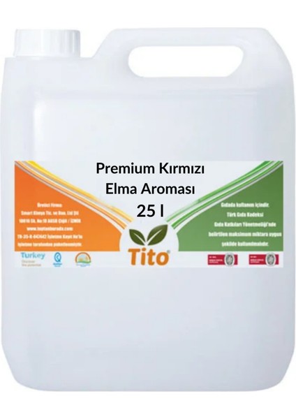 Premium Kırmızı Elma Aroması 25 Litre
