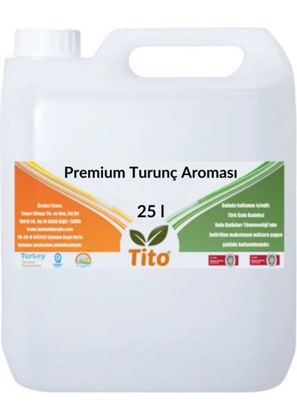 Premium Turunç Aroması 25 Litre