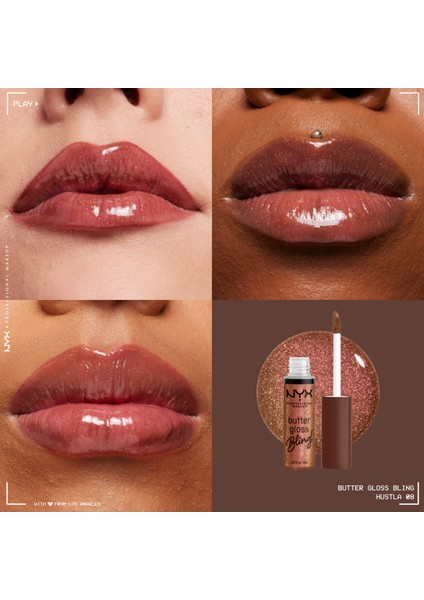Butter Gloss Bling Işıltılı Dudak Parlatıcısı - 08 Bling Hustla