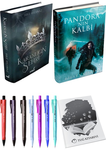 Karanlığın Şehri 1- Pandora'nın Kalbi 2 + Kalem + Not Defteri