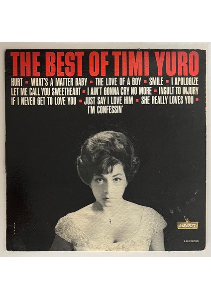 Timi Yuro The Best Of Timi Yuro Lp Plak (Orjinal Dönem 1963 Amerika Baskı)