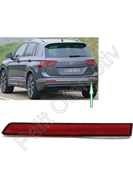 Tiguan Sol Iç Arka Tampon Reflektörü 5NA945106A fırsatları