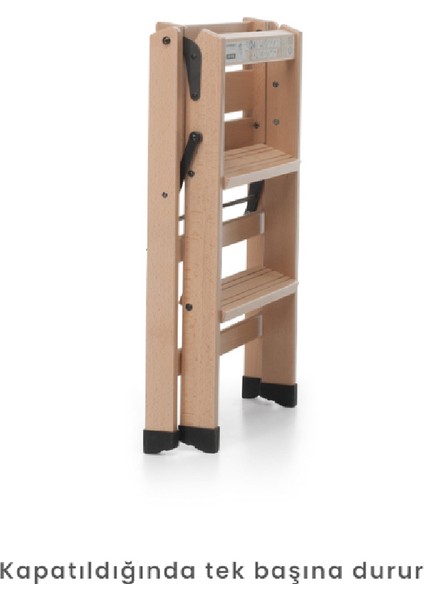 Tıalzo Ahşap Merdiven Doğal Renk