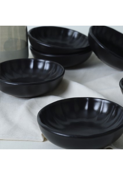 Mat Siyah Sirius Çerezlik / Sosluk 12 cm 6 Adet 956 fiyatları