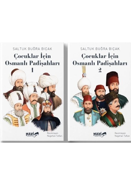 Çocuklar İçin Osmanlı Padişahları 1 - Çocuklar İçin Osmanlı Padişahları 2 - Saltuk Buğra Bıçak 2'li Set