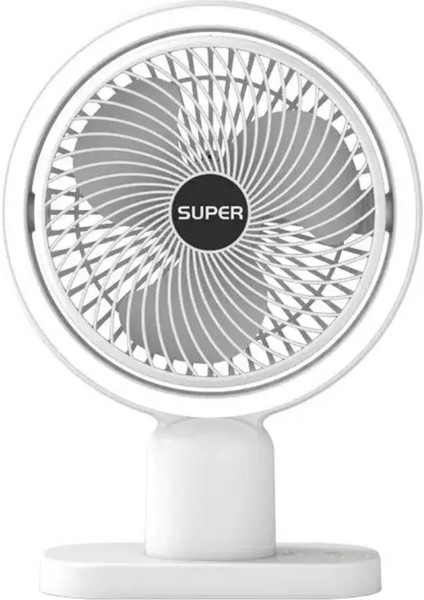 Masaüstü Vantilatör 3 Kademeli Taşınabilir Şarjlı Soğutucu Fan