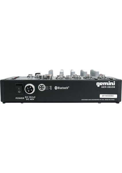 GEM-08USB 8 Kanal Mikser