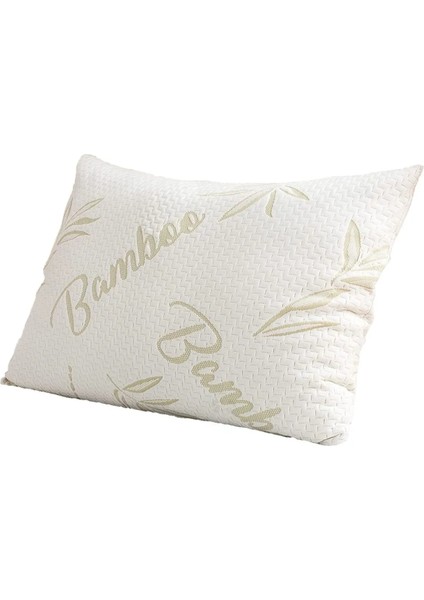 Bambu Kumaş Boncuk Elyaf Dolgulu Bebek Yastık, Bebek Yastığı 35X45 1 Adet