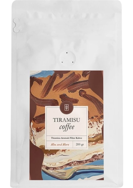 Mim And More Tiramisu Coffee Tiramisu Aromalı Kahve Filtre Kahve 200 gr