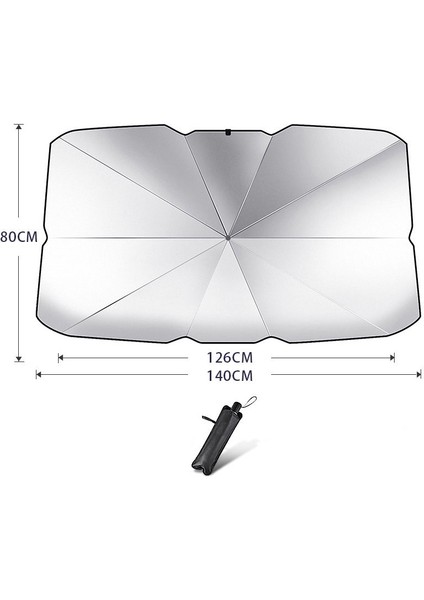 Araç Şemsiyesi Ön Cam Güneş Korumalı Yalıtımlı Şemsiye (Yurt Dışından) fırsatları
