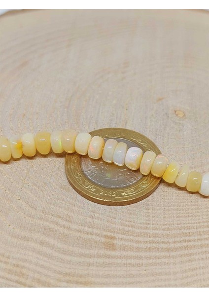 Etiyopya Opal Taşı Kolye Yansımalı Renkler 68 Karat Çelik Kapama (51262) fırsatları