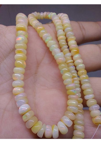 Etiyopya Opal Taşı Kolye Yansımalı Renkler 68 Karat Çelik Kapama (51262) indirimleri