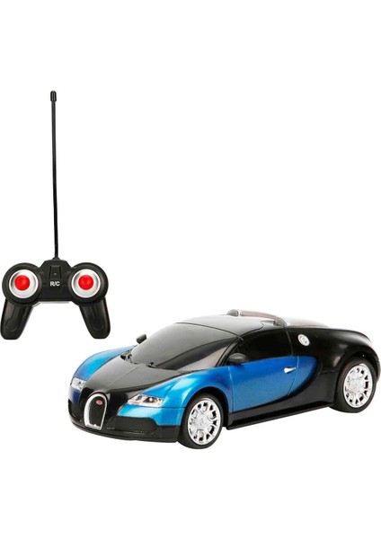 Bugatti Tutkunları Buraya! 1:24 Bugatti Veyron 16.4 Işıklı Uzaktan Kumandalı Araba