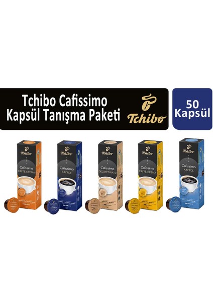 Cafissimo Kapsül Tanışma Paketi 50 Kapsül