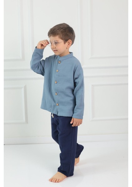 Müslin Çocuk Gömlek modelleri