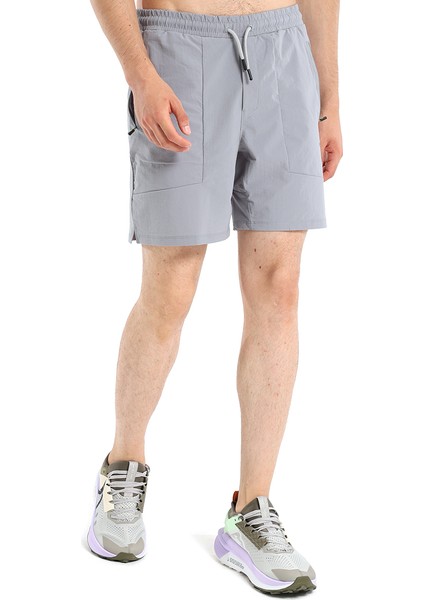 Tasca Erkek Gri Günlük Stil Şort 24YETL15D07-BZT