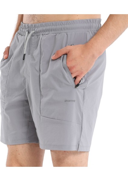 Tasca Erkek Gri Günlük Stil Şort 24YETL15D07-BZT fırsatları
