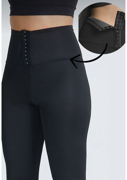 Kadın Agraflı Termal Siyah Tayt fiyatları