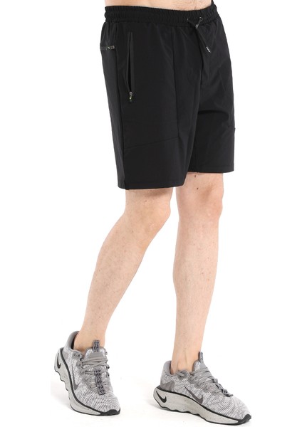 Tasca Erkek Siyah Günlük Stil Şort 24YETL15D07-SYH