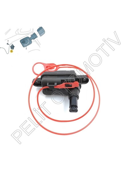 Touareg Depo Kapak Kilit Motoru 4L0862153D 8V0862153B (2018-2022)