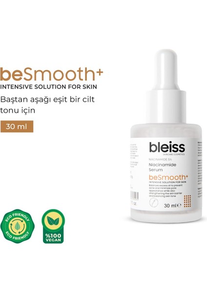 Besmooth+ Akne Önleyici Niacinamide Serum