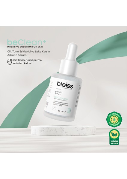 Beclean+ Cilt Tonu Eşitleyici ve Leke Karşıtı Arbutin Serum fiyatları
