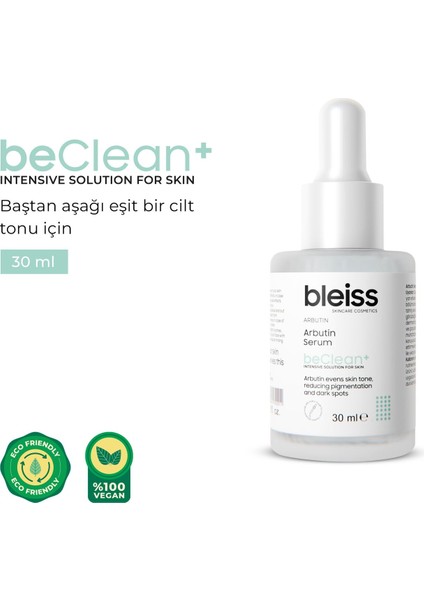 Beclean+ Cilt Tonu Eşitleyici ve Leke Karşıtı Arbutin Serum modelleri
