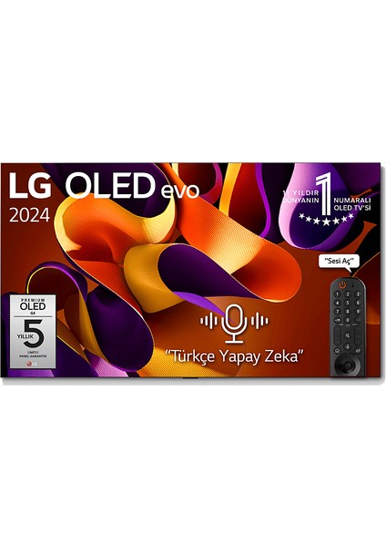 OLED83G45 83” 210 Ekran Uydu Alıcılı 4K Ultra HD OLED TV