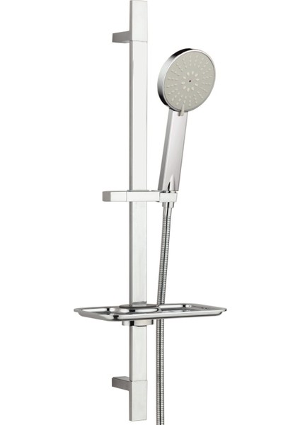 E.c.a Niobe Banyo Bataryası + T-May Lidya Kare Borulu Hareketli Sürgülü Duş Seti Üst Takımı modelleri