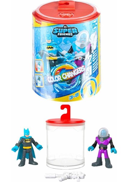 Imaginext® Dc Super Friends-Color Changers Temel Figür Seti HMX59