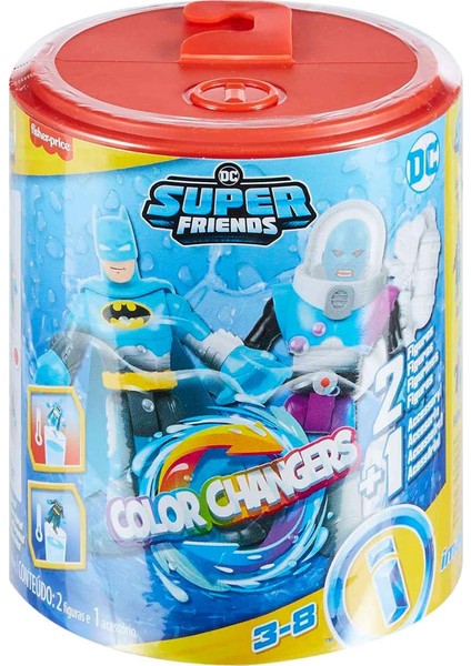 Imaginext® Dc Super Friends-Color Changers Temel Figür Seti HMX59