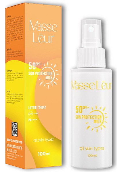 50 Spf+ Güneş Koruyucu 100 ml