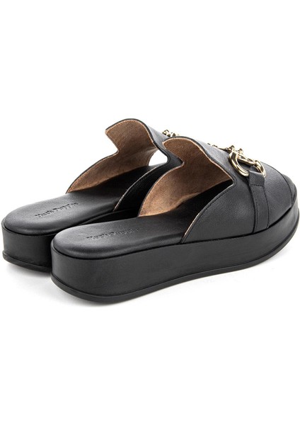 Hush Puppies Asan Anatomik Taban Hakiki Deri Kadın Terlik fırsatları