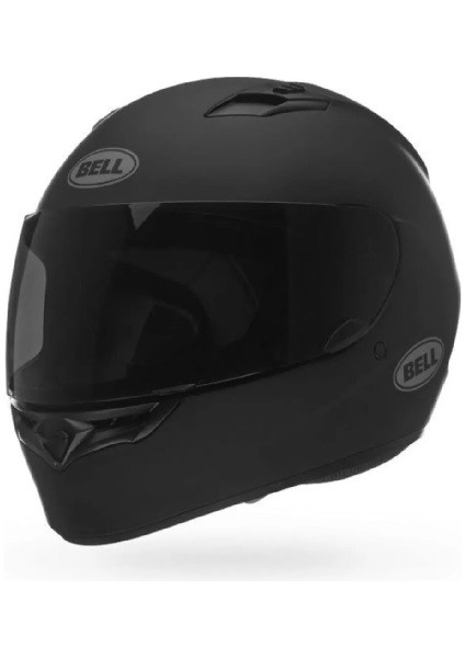 Qualifier Matt Black Mat Siyah Motosiklet Kaskı