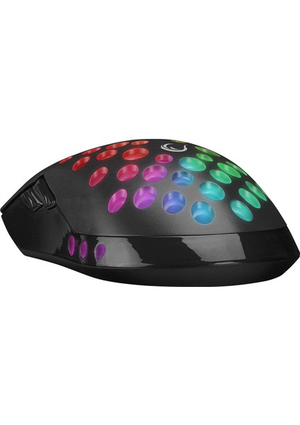 SMX-R66 Rocket Ultra Hafif Siyah Rgb Ledli 12000DPI Gaming Oyuncu Mouse