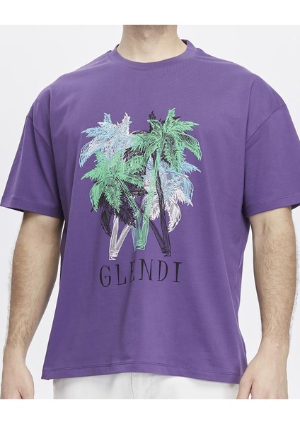 Ağaç Baskılı Oversize Tişört indirimleri