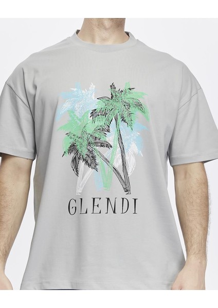 Ağaç Baskılı Oversize Tişört indirimleri