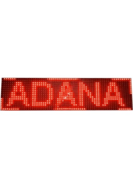 Sanec Otobüs, Kamyon, Minibüs Vb. Güzergah LED Tabela (Kasa Ölçüsü: 16X64 Cm)