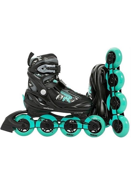 Moody Girl Tif Black Aqua Ayarlanabilir Çocuk Pateni 30-35 fırsatları