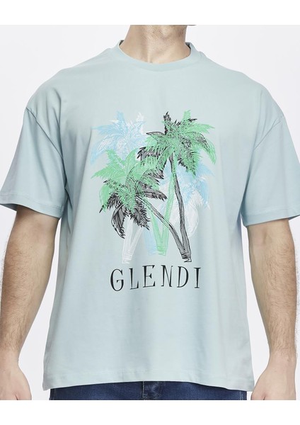 Ağaç Baskılı Oversize Tişört indirimleri