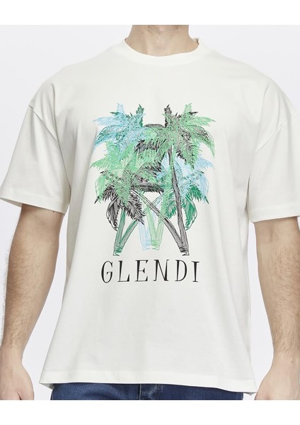 Ağaç Baskılı Oversize Tişört indirimleri