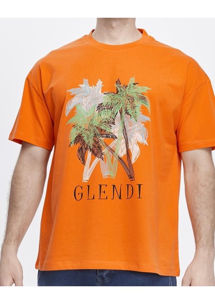 Ağaç Baskılı Oversize Tişört indirimleri