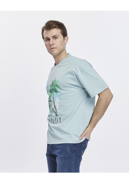 Ağaç Baskılı Oversize Tişört fiyatları