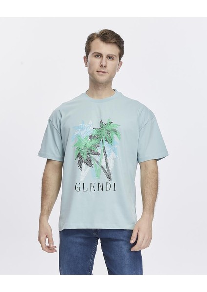 Ağaç Baskılı Oversize Tişört modelleri