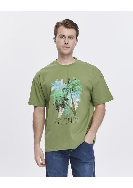 Ağaç Baskılı Oversize Tişört fiyatları