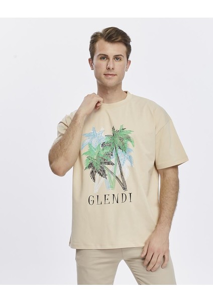 Ağaç Baskılı Oversize Tişört fiyatları